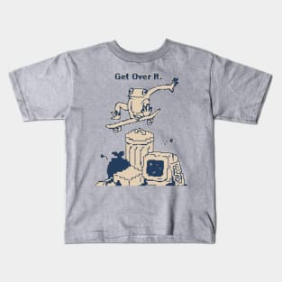 Get Over It. 1bit Pixel Art Kids T-Shirt